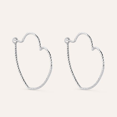 Orecchini A Cerchio Silver Collection Argento Rodiato - Orecchini a Cerchio Donna | Stroili