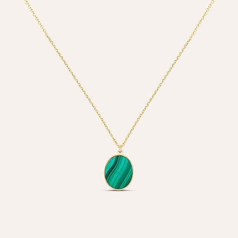 Collana Beverly Oro Giallo Malachite - Collane Donna | Stroili