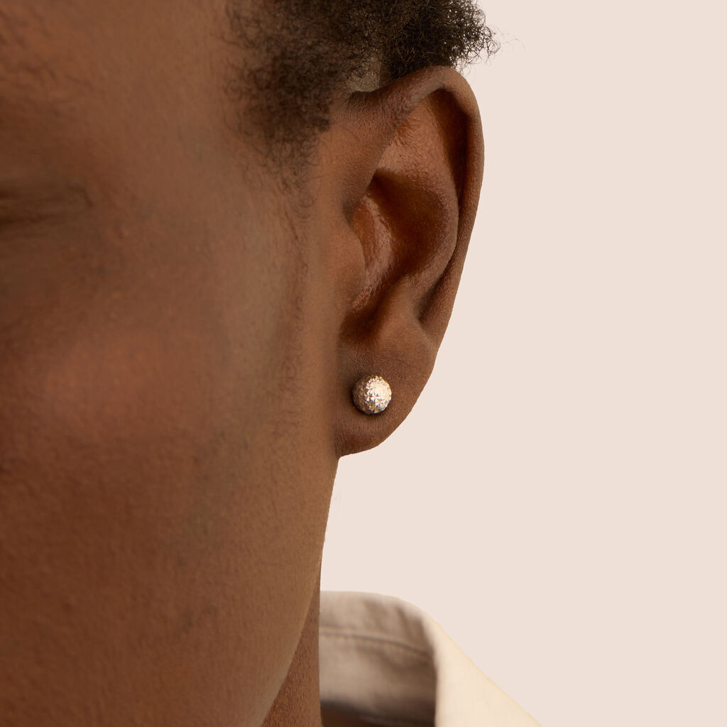 Orecchini Lobo Isabelle Oro Bianco