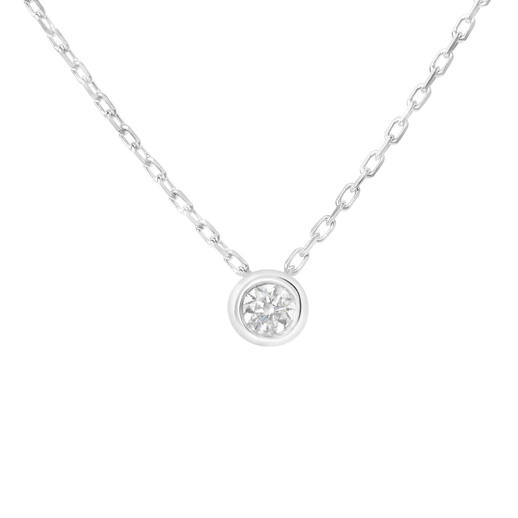 Collana Punto Luce Grace Oro Bianco Diamante - Collane Punto Luce Donna | Stroili