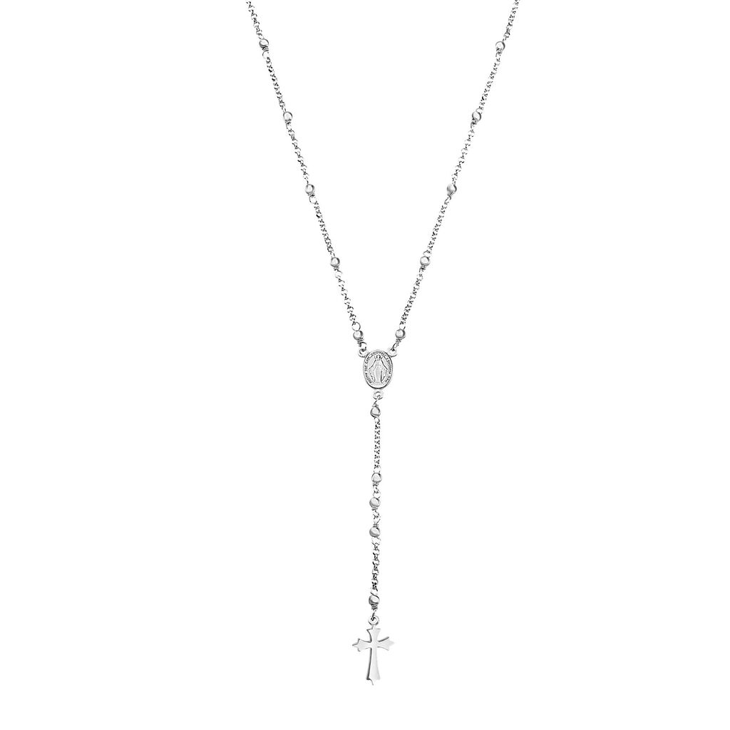 Collana Rosario Silver Soul Argento Rodiato - Collane Rosario Donna | Stroili