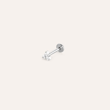 Piercing Orecchio Moonlight Titanio ASTM F136 Cubic Zirconia