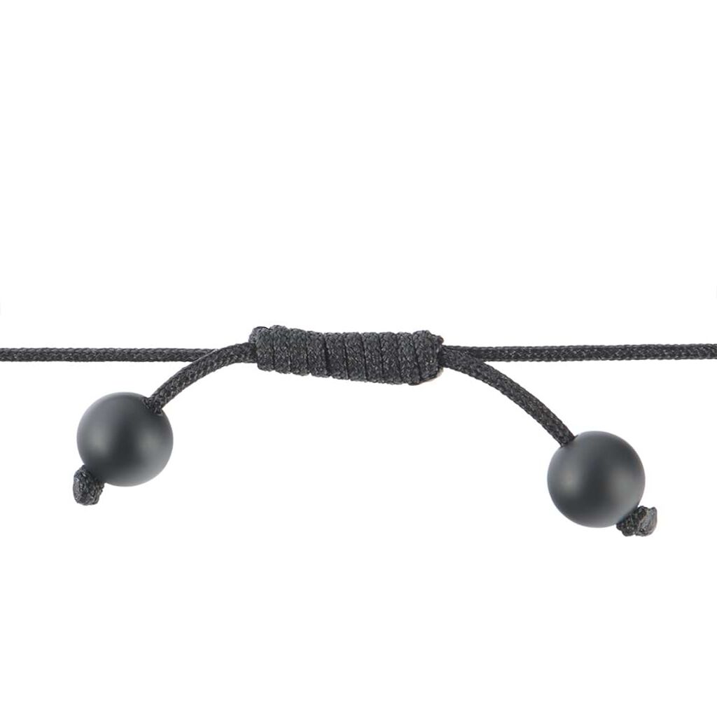 Bracciale Man Code Acciaio Bicolore Bianco / Nero Onice - Bracciali Uomo | Stroili
