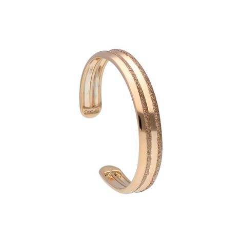 Bracciale bangle in ottone bronzato e glitter bronzo - Bracciali Donna | Stroili