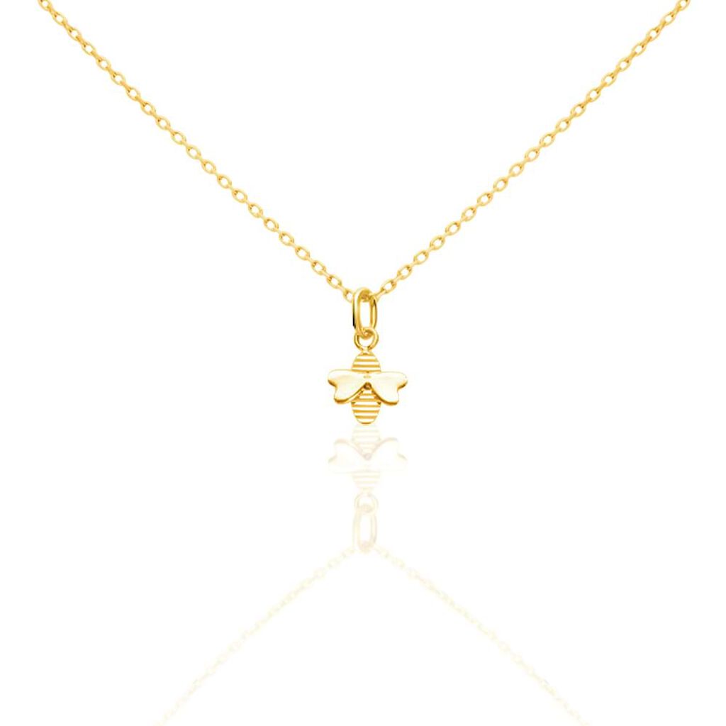 Ciondolo ape in oro giallo