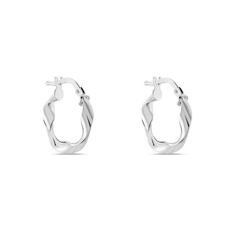 Orecchini A Cerchio Silver Collection Argento Rodiato - Orecchini a Cerchio Donna | Stroili