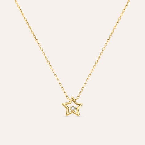 Collana Mon Petit Oro Bicolore Diamante - Collane Bambino | Stroili