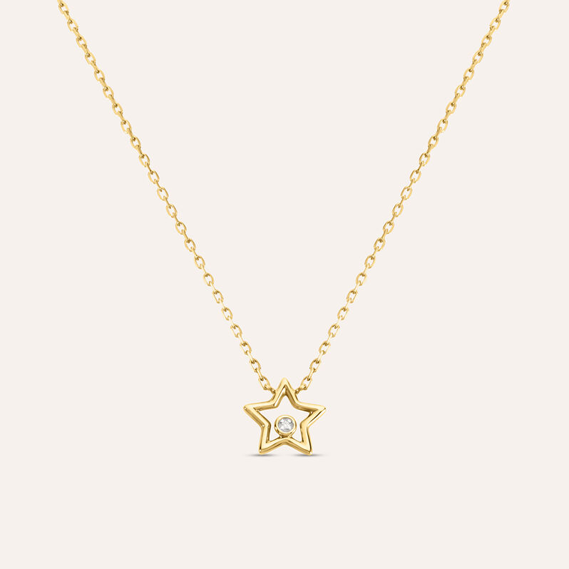 Collana Mon Petit Oro Bicolore Diamante - Collane Bambino | Stroili