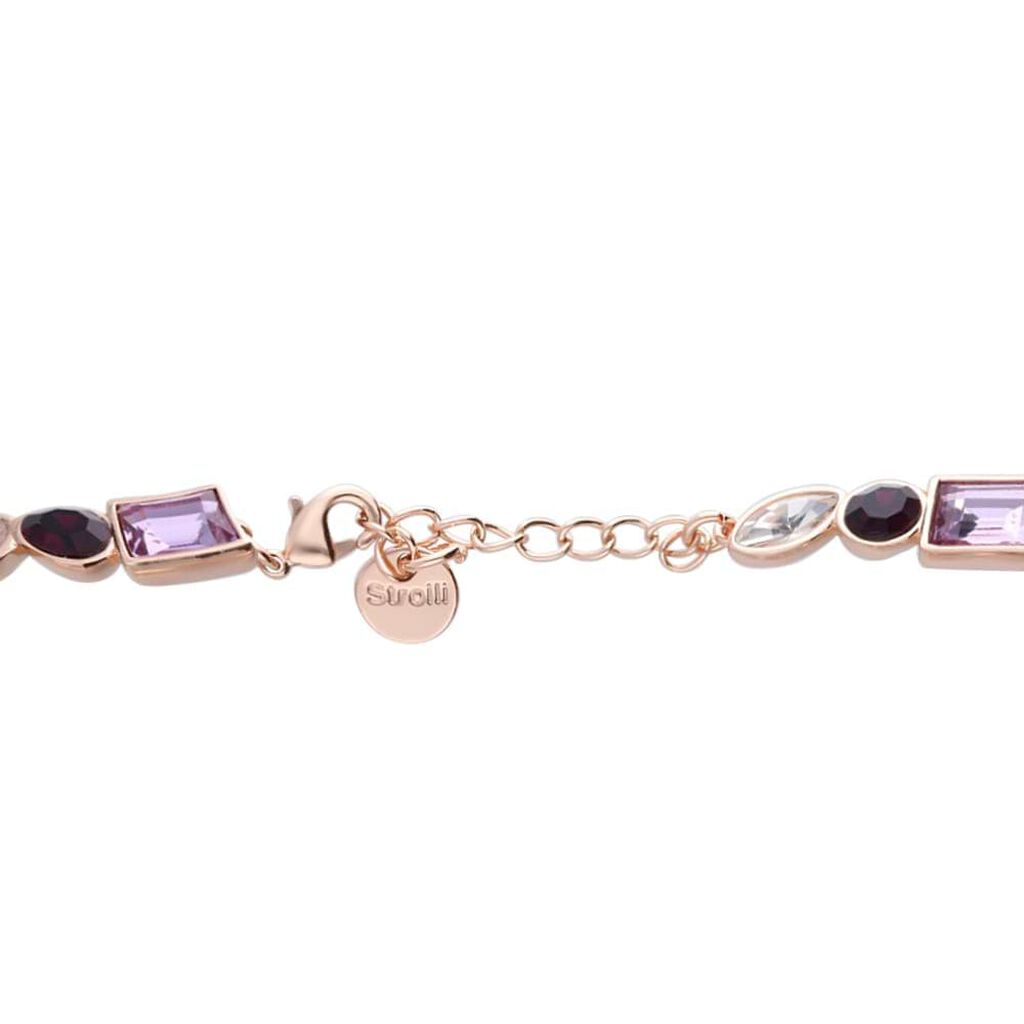 Bracciale Violet Ottone Rosa Cristallo - Bracciali Donna | Stroili