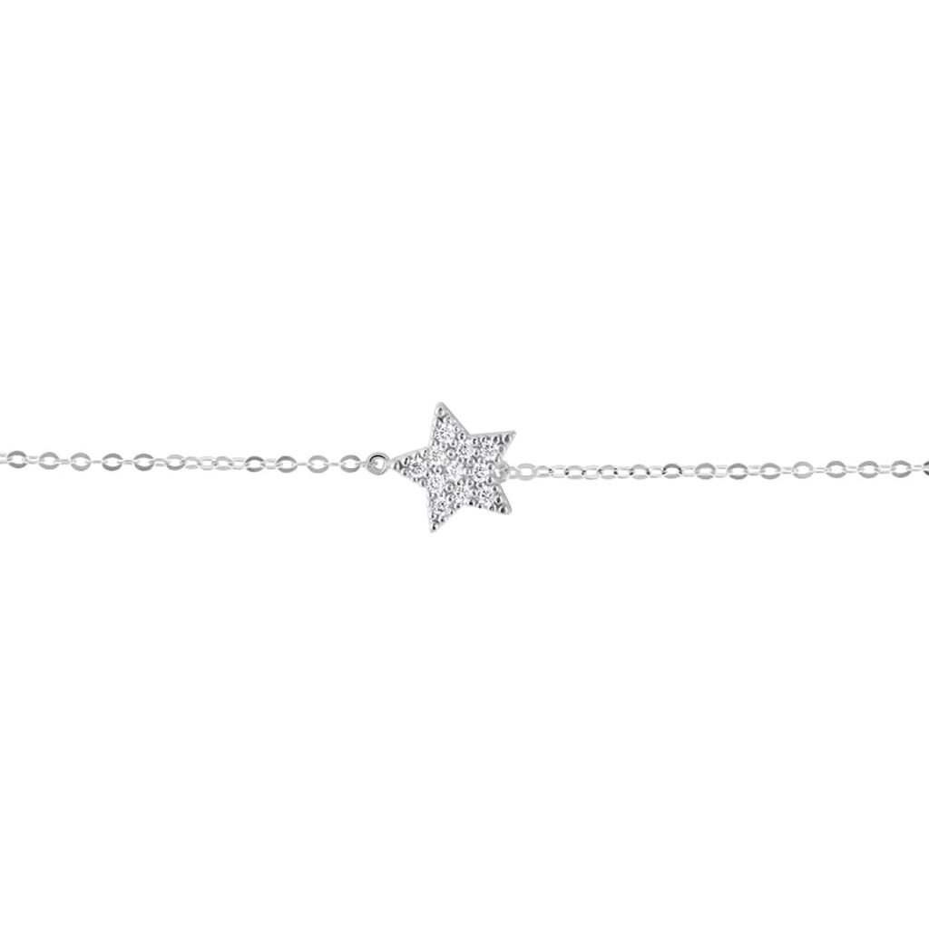 Bracciale Claire Oro Bianco Cubic Zirconia - Bracciali Amicizia Donna | Stroili
