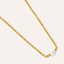Collana Gabrielle Oro Giallo Perla D'Acqua Dolce