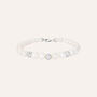 Bracciale Gabrielle Oro Bianco Perla D'Acqua Dolce