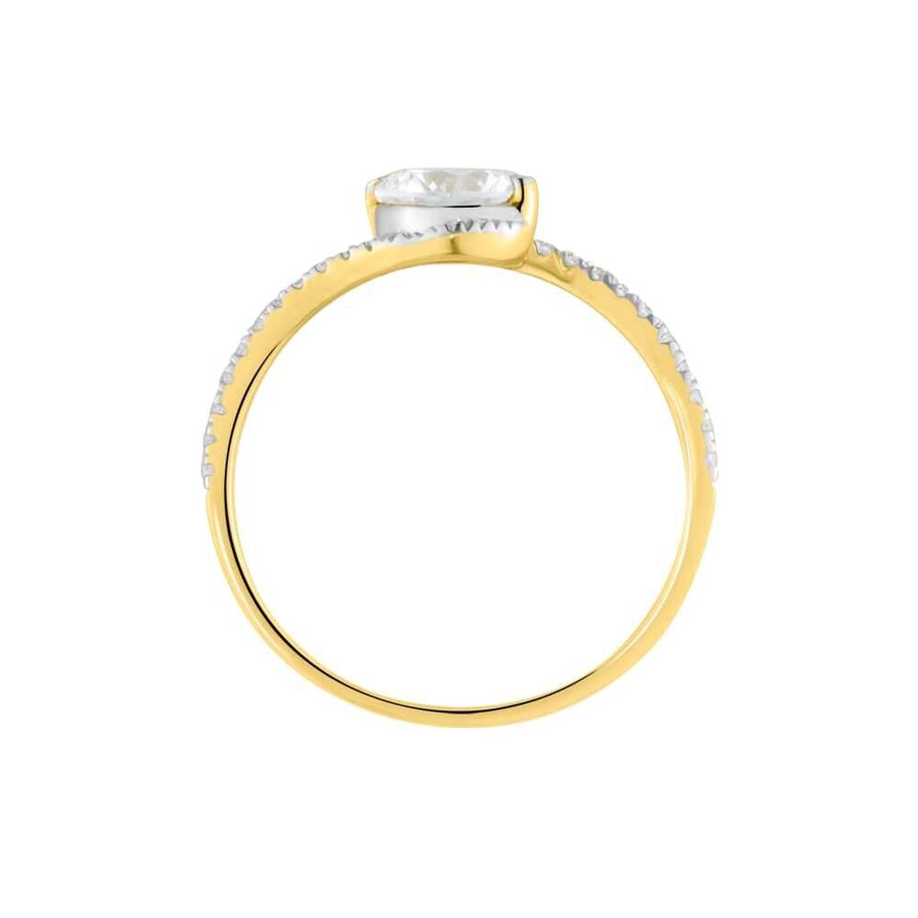 Anello Solitario Claire Oro Giallo Cubic Zirconia - Anelli con Pietre Donna | Stroili