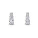 Orecchini Lobo Trilogy Grace Oro Bianco Diamante - Orecchini a Lobo Donna | Stroili