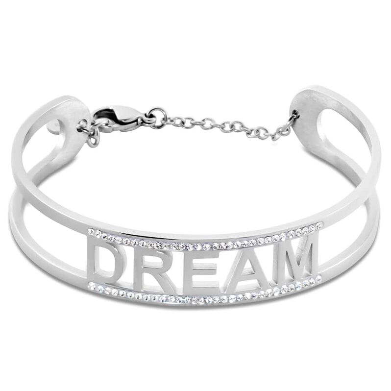 Bangle Sunrise Acciaio Cristallo - Bracciali Rigidi Donna | Stroili