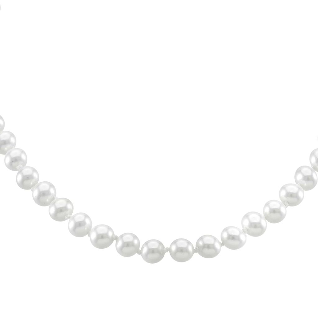 Collana Silver Pearls Argento Rodiato Perla sintentica