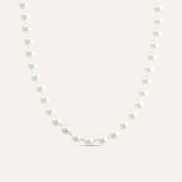 Collana Silver Pearls Argento Rodiato Perla sintetica