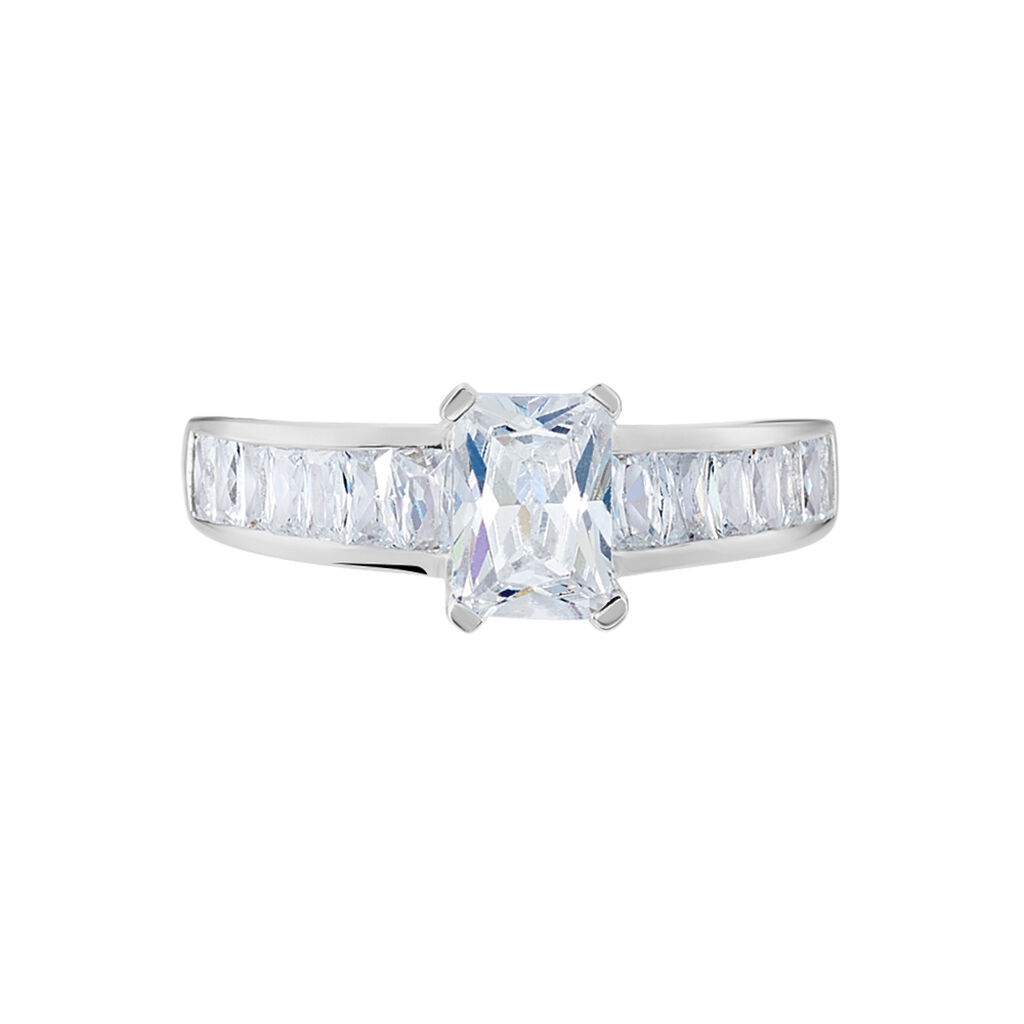 Anello Silver Elegance Argento Rodiato Cubic Zirconia - Anelli con Pietre Donna | Stroili