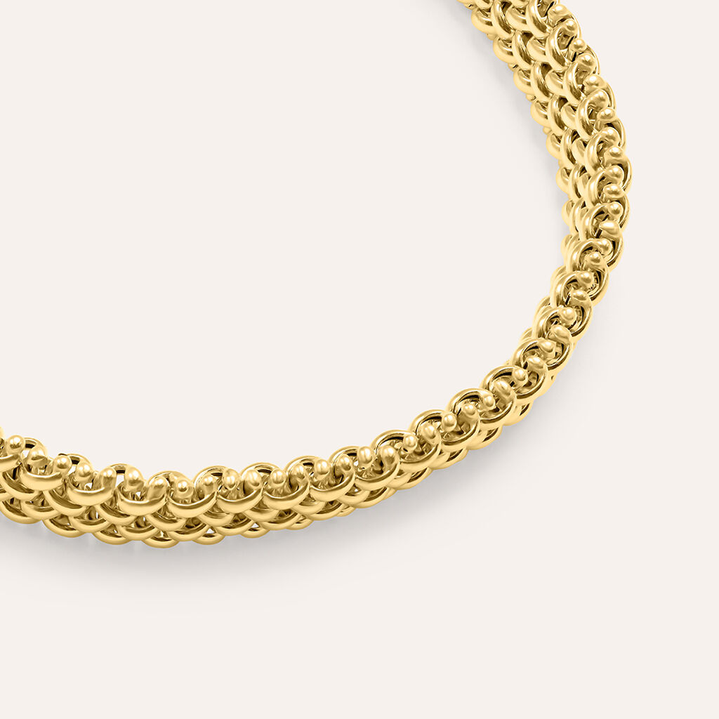 Bracciale Catena Gold Essence Oro Giallo - Regalo per Cerimonie Religiose Donna | Stroili