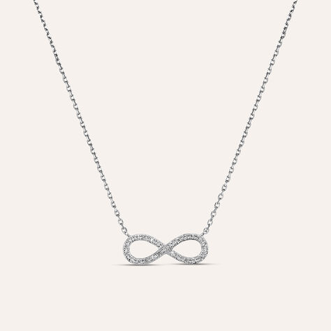 Collana Sophia Oro Bianco Diamante - Collane Donna | Stroili