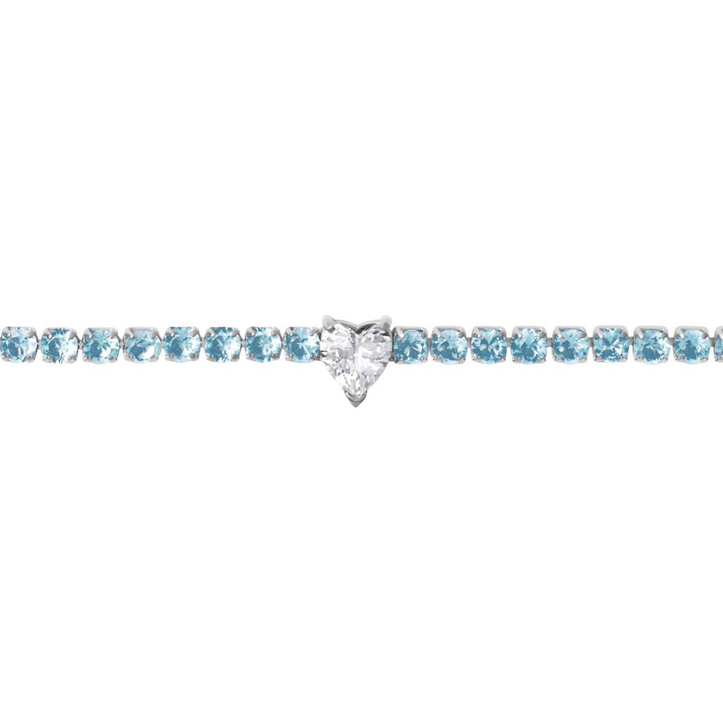 Bracciale Tennis Lady Chic Acciaio Cristallo - Bracciali Tennis Donna | Stroili