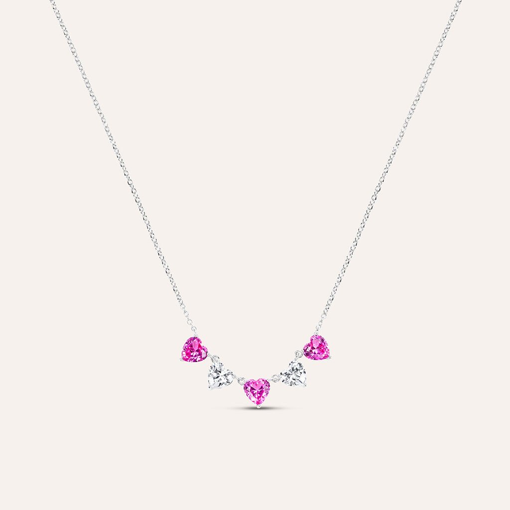 Collana Silver Elegance Argento Rodiato Cubic Zirconia