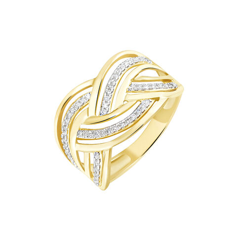 Anello Fascia Sophia Oro Giallo Diamante - Anelli con Pietre Donna | Stroili