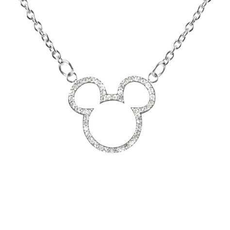 Collana Mickey Mouse & Friends Acciaio Cristallo - Collane Donna | Stroili