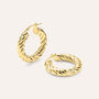 Orecchini A Cerchio Isabelle Oro Giallo