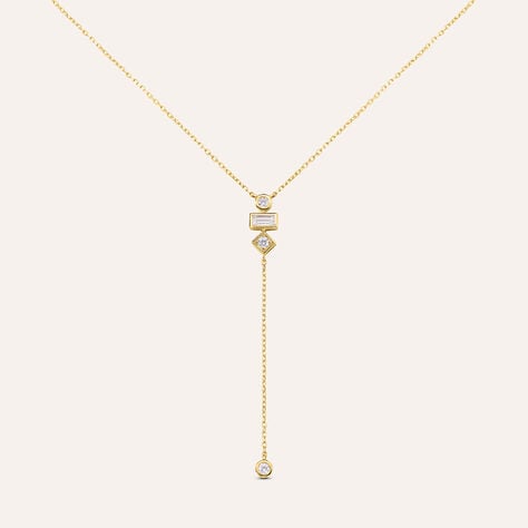 Collana Claire Oro Giallo Cubic Zirconia - Collane Donna | Stroili