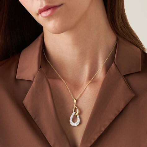 Collana Lady Phantasya Acciaio Rosa Cristallo - Collane Donna | Stroili