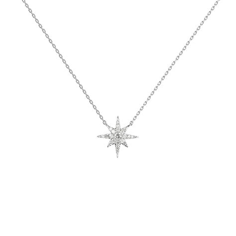 Collana Sophia Oro Bianco Diamante - Collane Donna | Stroili