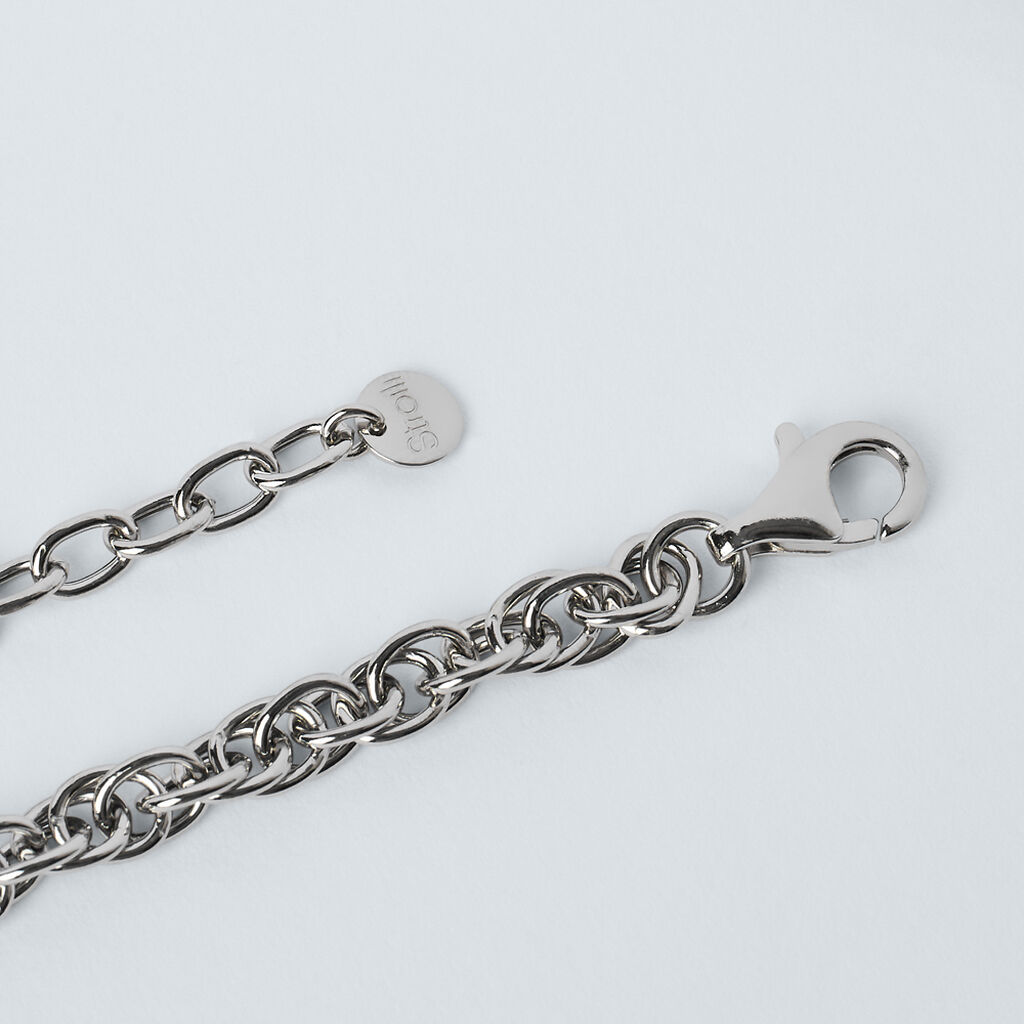 Bracciale Catena Silver Collection Argento Rodiato