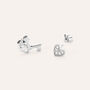Orecchini Spaiati Silver Moments Argento Rodiato Cubic Zirconia