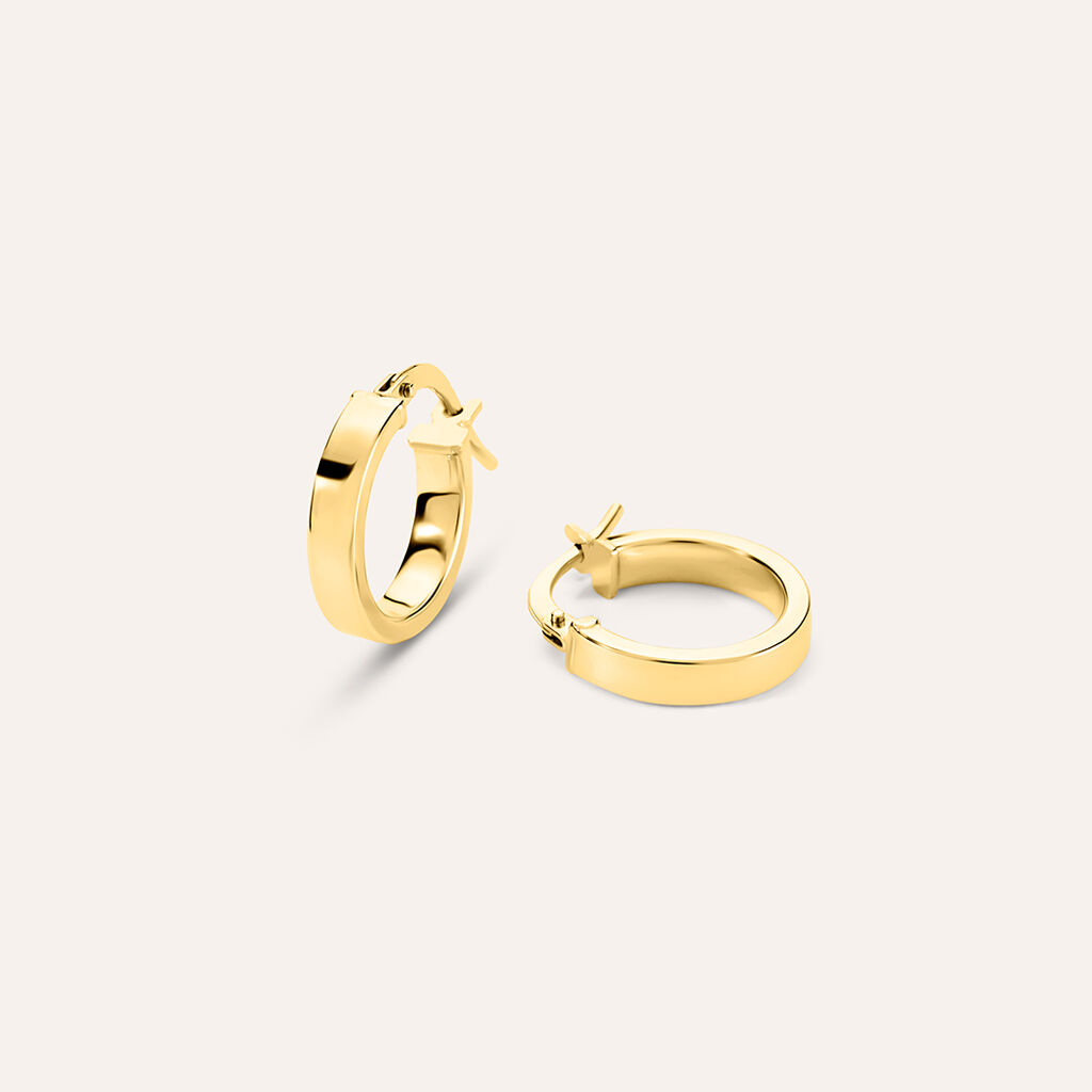 Orecchini A Cerchio Toujours Oro Giallo