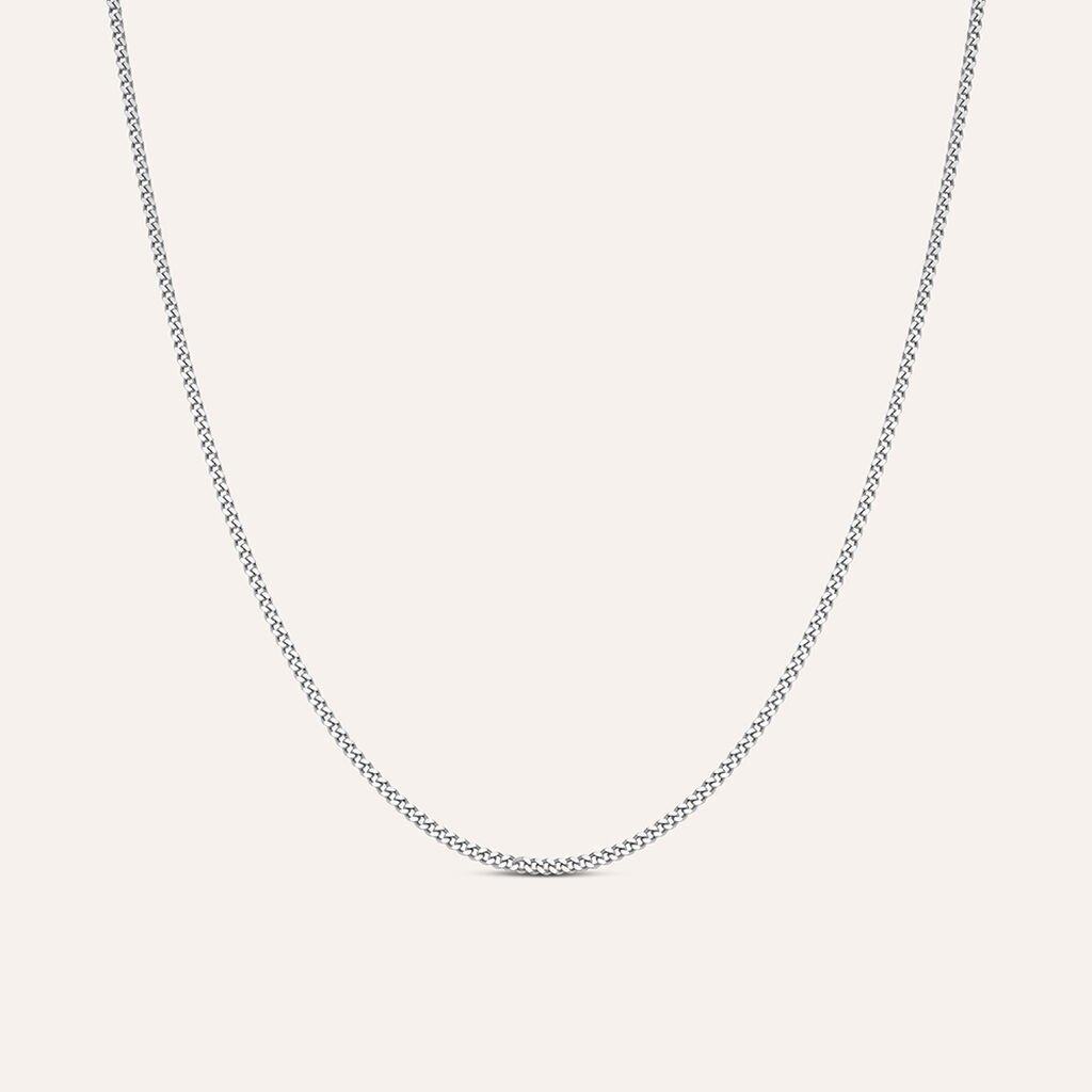 Catenina Gentleman Argento Rodiato