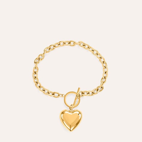 Bracciale Radiance Acciaio Dorato - Bracciali Love Donna | Stroili
