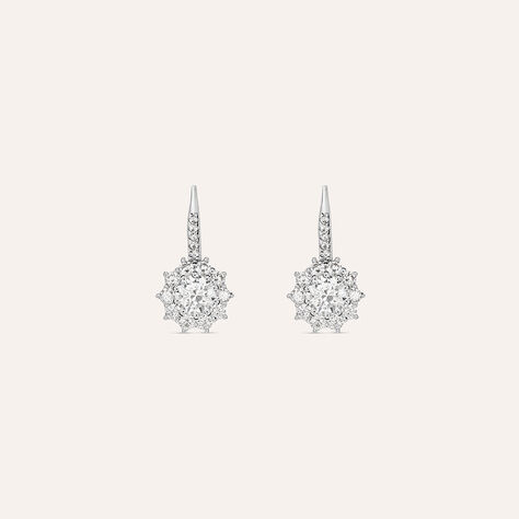 Orecchini Pendenti Silver Elegance Argento Bianco Cubic Zirconia - Orecchini Pendenti Donna | Stroili