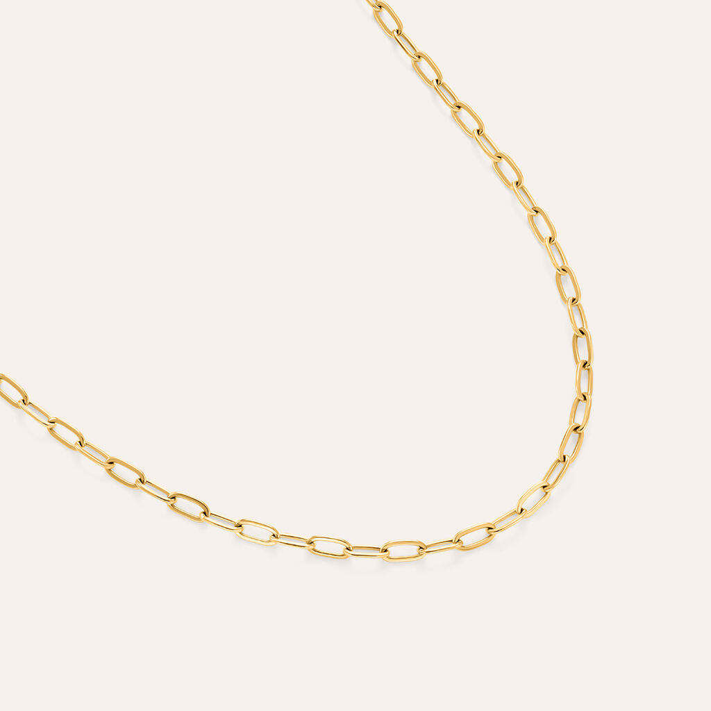Collana Lady Code Acciaio Dorato - Collane Donna | Stroili