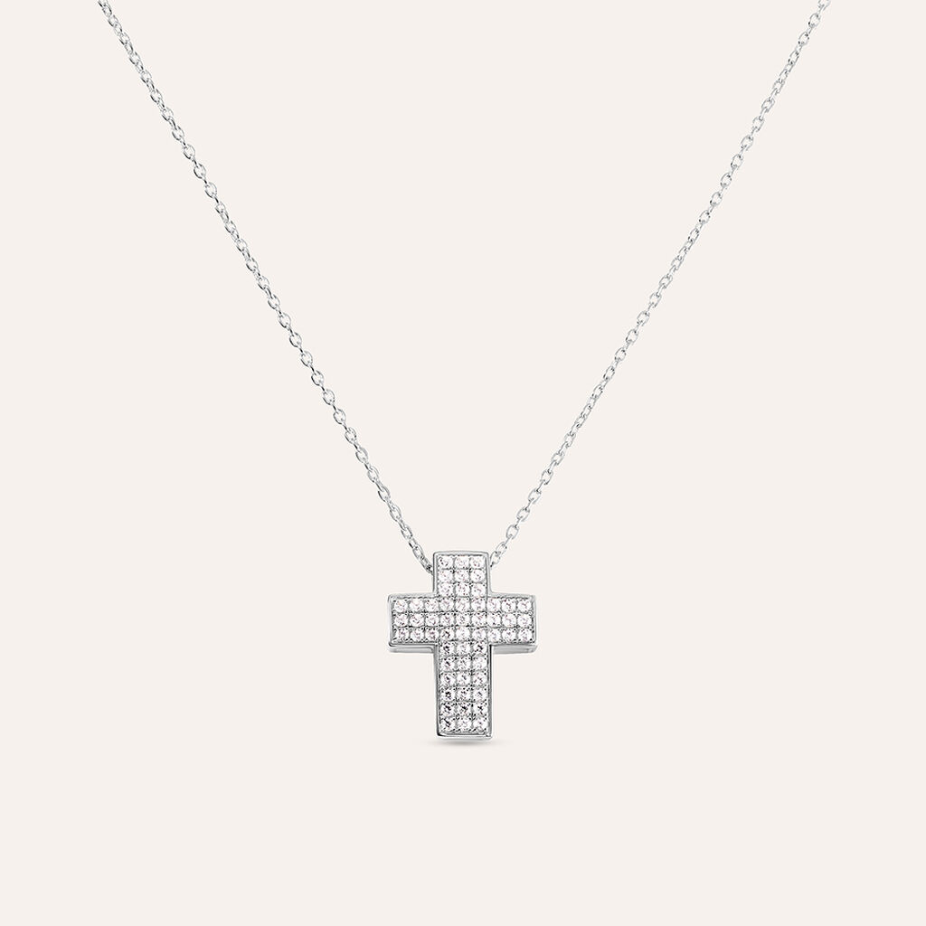Collana Silver Shine Argento Rodiato Cubic Zirconia