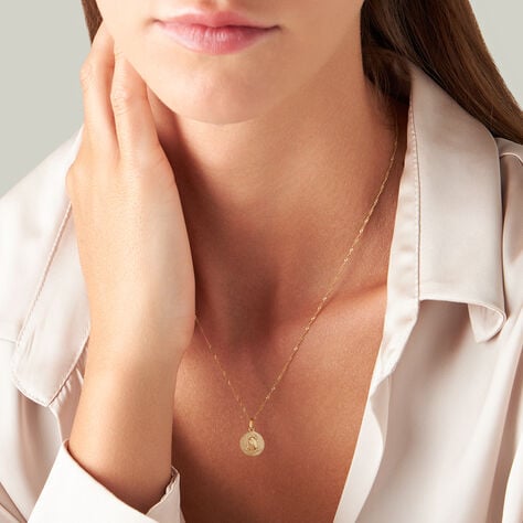 Pendente Poème Oro Giallo - Ciondoli con Incisione Donna | Stroili