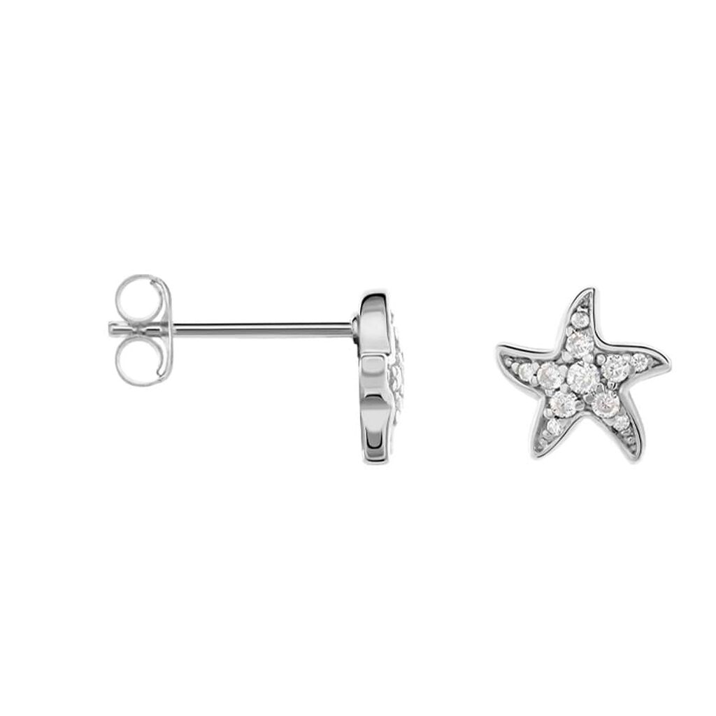Orecchini Lobo Silver Moments Argento Rodiato Cubic Zirconia - Orecchini a Lobo Donna | Stroili