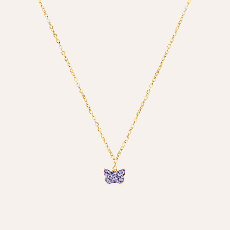 Collana Mon Petit Oro Giallo Cristallo - Collane Bambino | Stroili