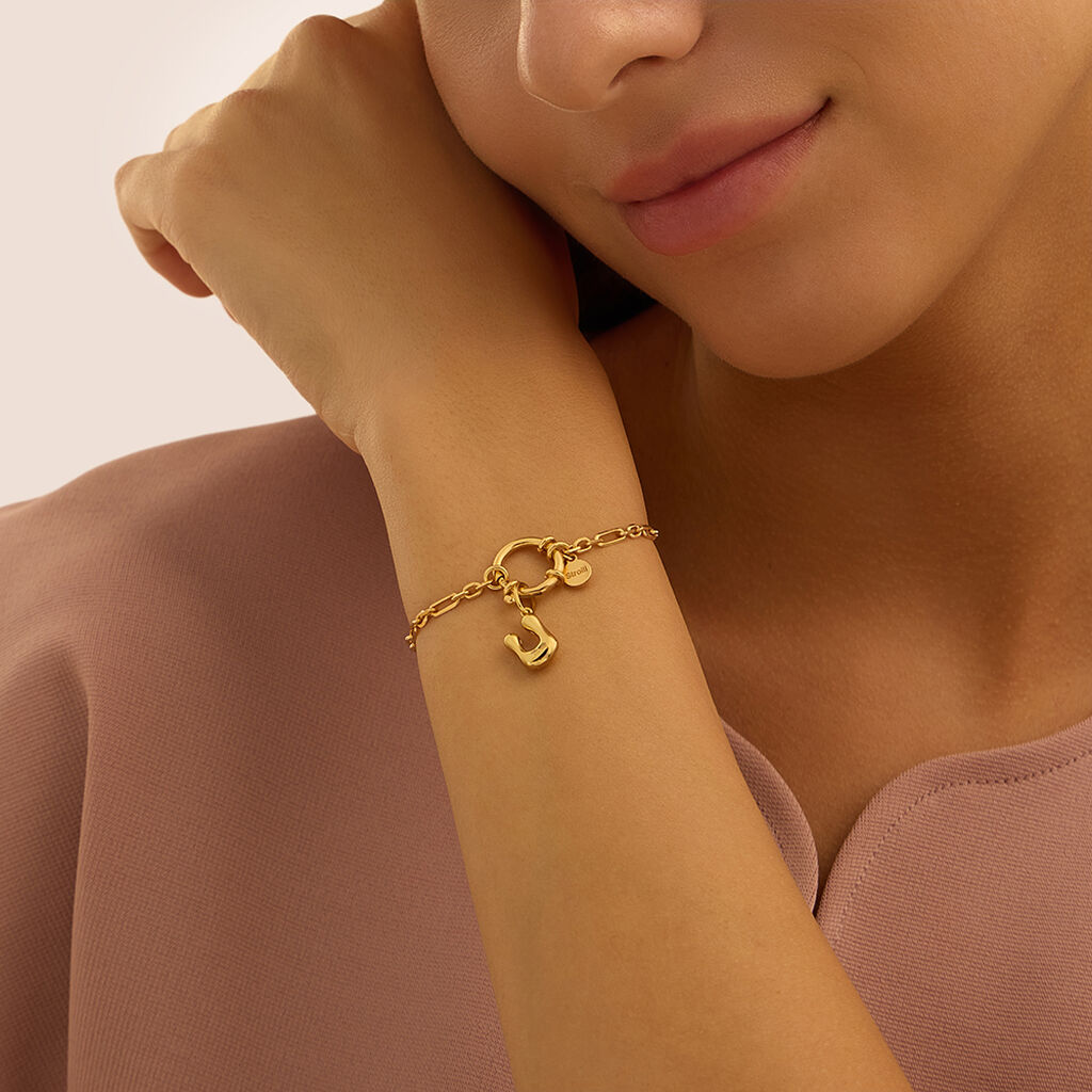 Pendente Love Beats Argento Dorato