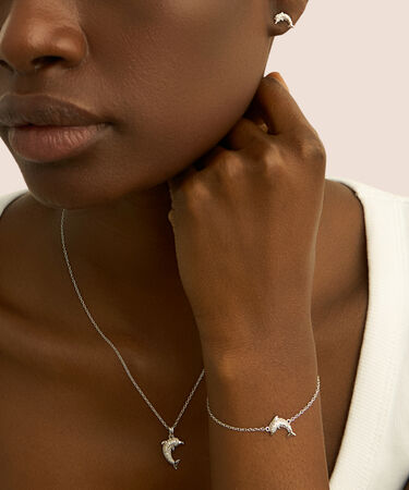 Orecchini Lobo Silver Moments Argento Rodiato Cubic Zirconia