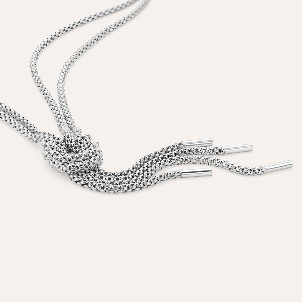 Collana Silver Collection Argento Rodiato