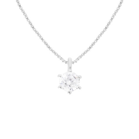 Collana Punto Luce Claire Oro Bianco Cubic Zirconia - Collane Punto Luce Donna | Stroili