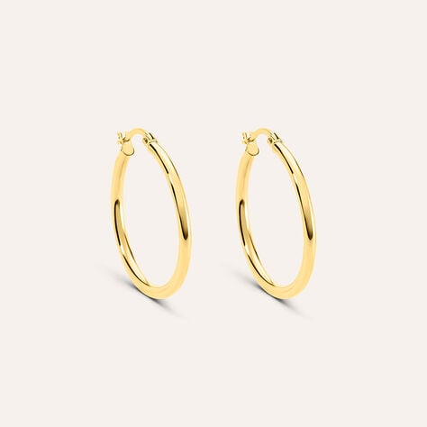 Orecchini A Cerchio Toujours Oro Giallo - Orecchini a Cerchio Donna | Stroili