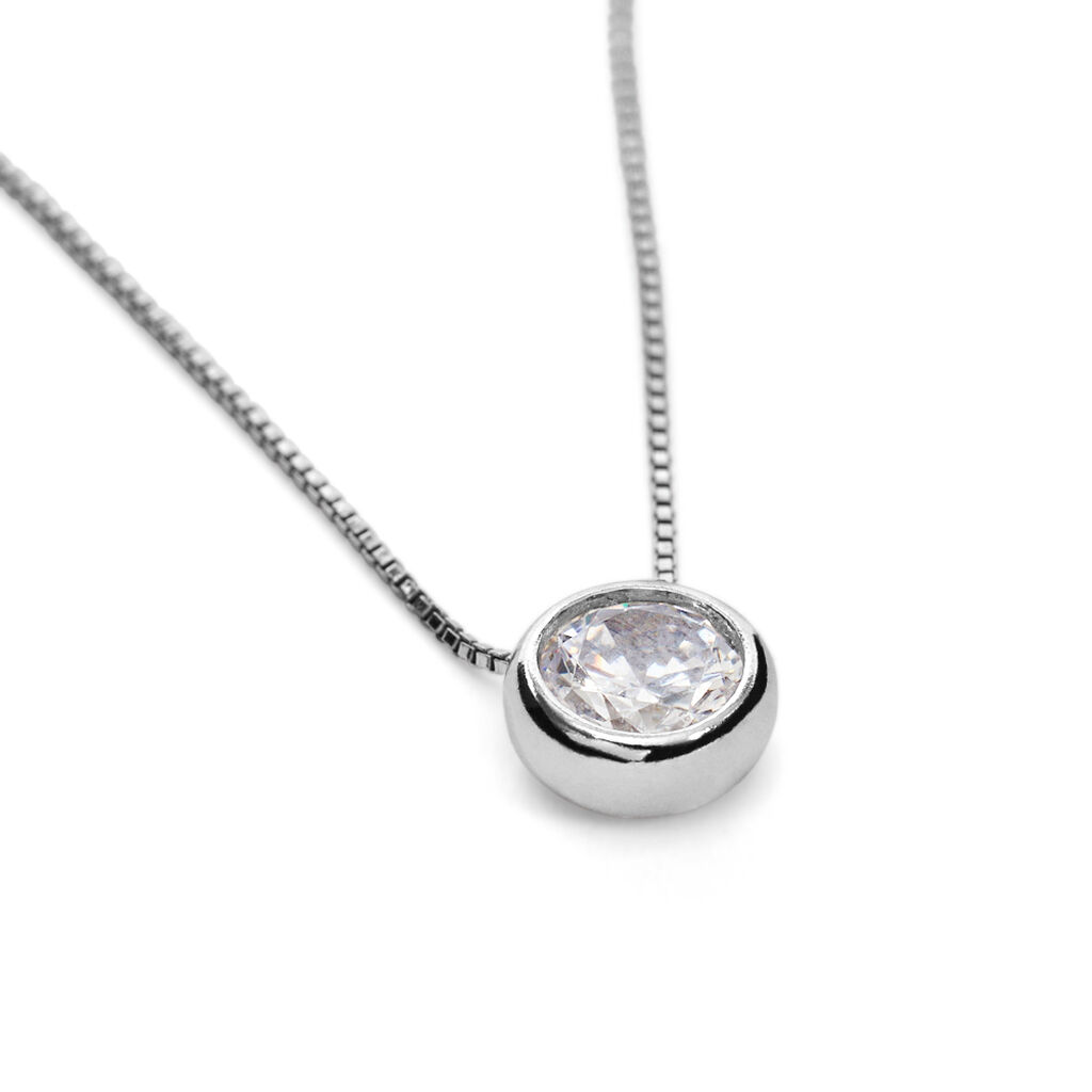 Collana Punto Luce Silver Elegance Argento Rodiato Cubic Zirconia - Collane Punto Luce Donna | Stroili
