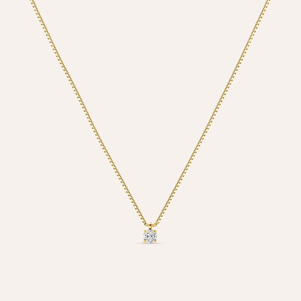 Collana Firmamenti Oro Giallo Diamante